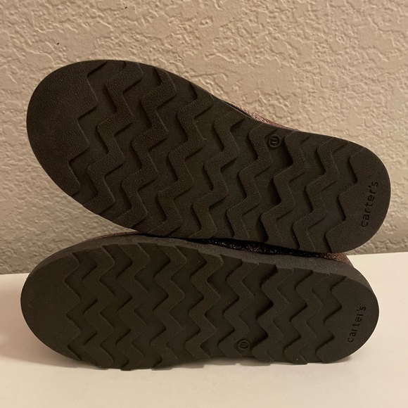 Carter’s Pink Glitter Boots Toddler Sz 11M - Picture 4 of 7